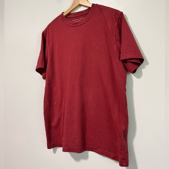 American Eagle Super Soft T-Shirt - Red - Size Medium - Picture 5 of 9